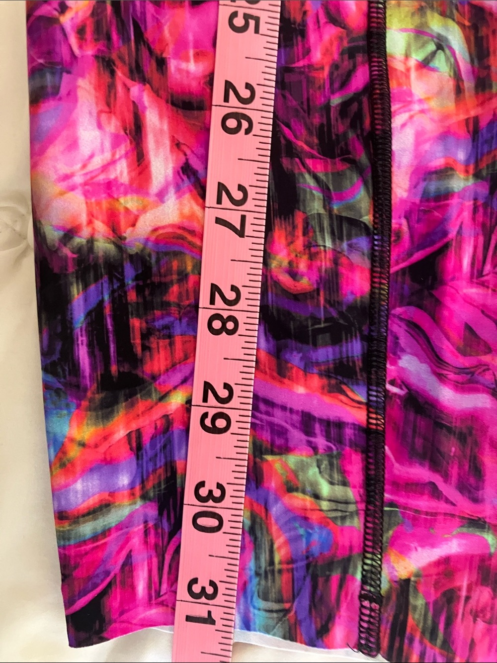 LULULEMON Fast Free HR Crop 23” Leggings “Hyper Flow Pink” Women’s Size 8 EUC - Picture 6 of 7